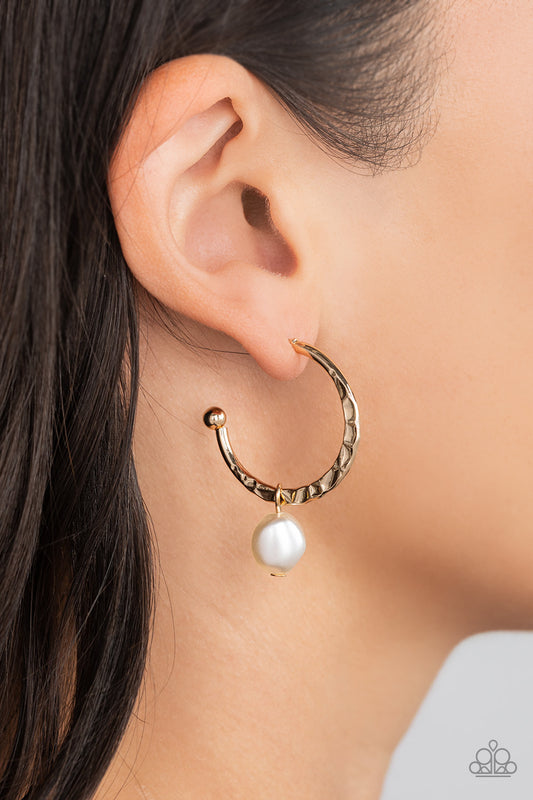 GLAM Overboard Gold Earrings  - Jewelry by Bretta