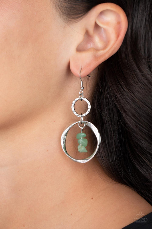 Good-Natured Spirit Green Earrings  - Jewelry by Bretta