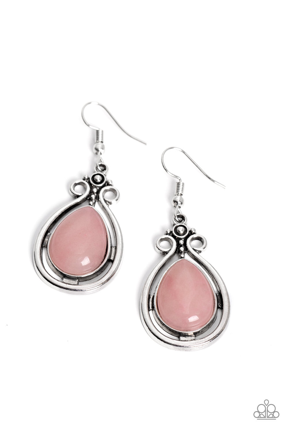 Mountain Mantra Pink Earrings - Jewelry by Bretta