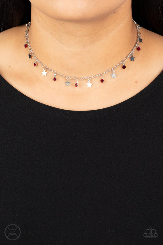 Little Lady Liberty Red Necklace - Jewelry by Bretta