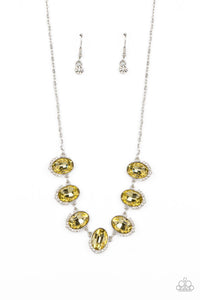 Unleash Your Sparkle Yellow Necklace - Jewelry by Bretta