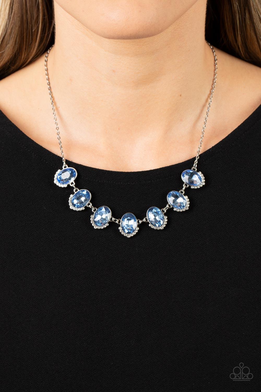 Unleash Your Sparkle Blue Necklace - Jewelry by Bretta