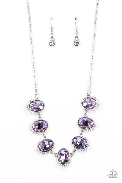 Unleash Your Sparkle Purple Necklace - Jewelry by Bretta
