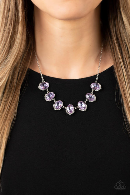 Unleash Your Sparkle Purple Necklace - Jewelry by Bretta