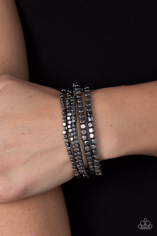Right on CUBE Black Bracelets - Jewelry by Bretta