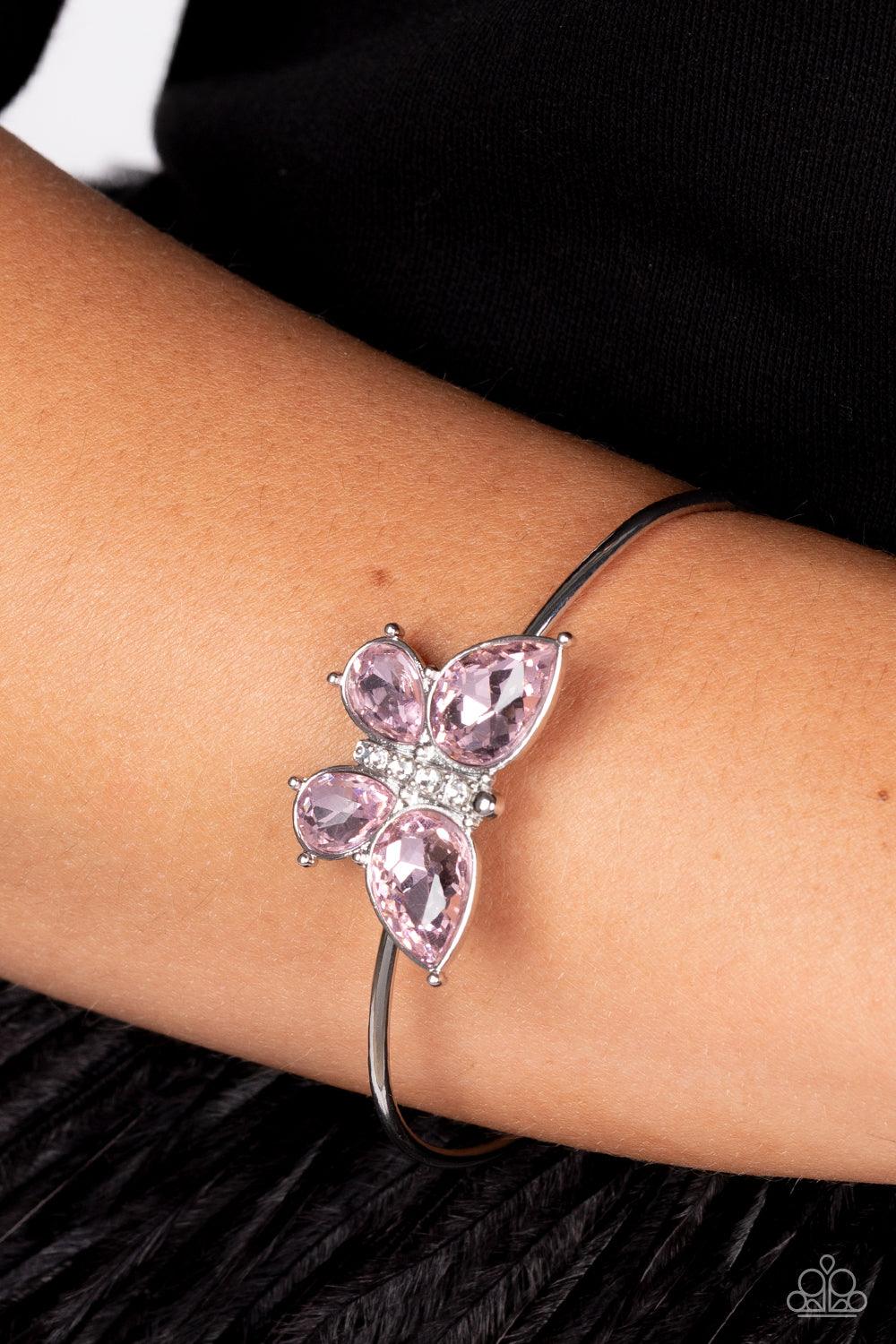 Butterfly Beatitude - Pink Bracelet - Jewelry by Bretta
