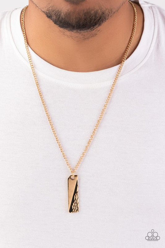 Tag Along Gold Necklace - Jewelry by Bretta