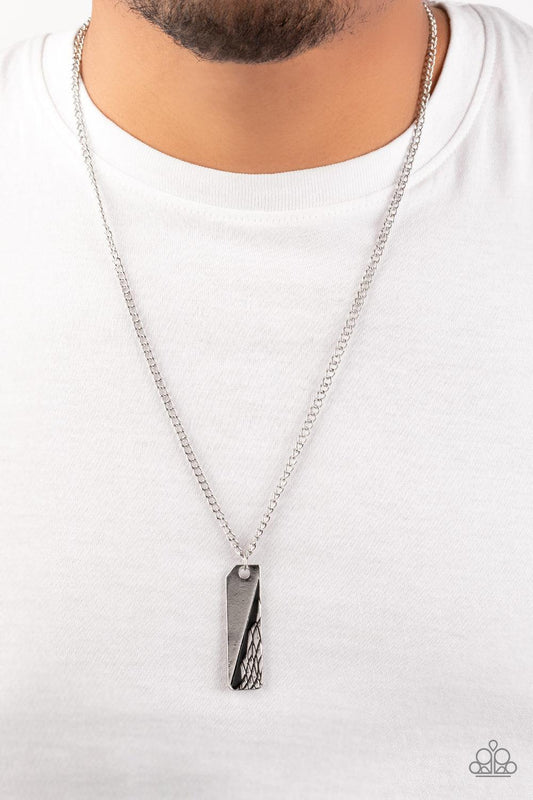 Tag Along Silver Necklace - Jewelry by Bretta