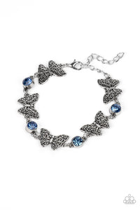 Has a WING to It Blue Bracelet - Jewelry by Bretta