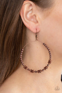 Simple Synchrony Copper Earrings - Jewelry by Bretta