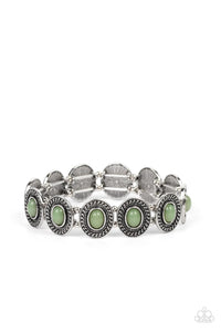 Dainty Delight Green Bracelet - Jewelry by Bretta