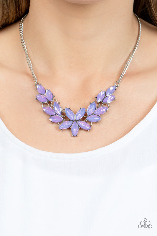 Ethereal Efflorescence Purple Necklace - Jewelry by Bretta