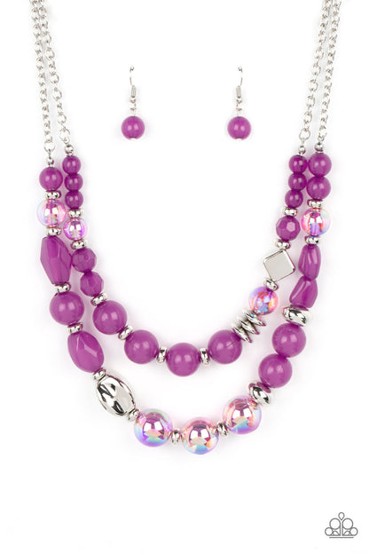 Mere Magic Purple Necklace - Jewelry by Bretta