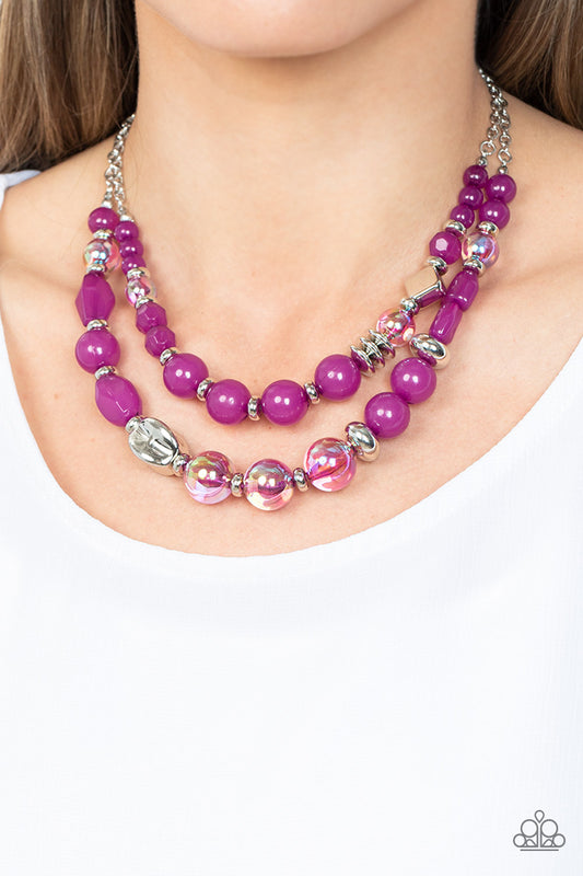 Mere Magic Purple Necklace - Jewelry by Bretta