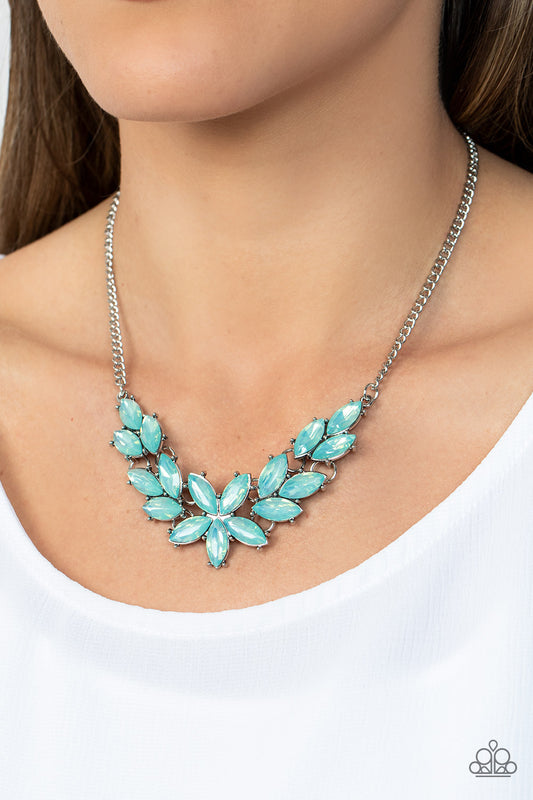 Ethereal Efflorescence Green Necklace - Jewelry by Bretta