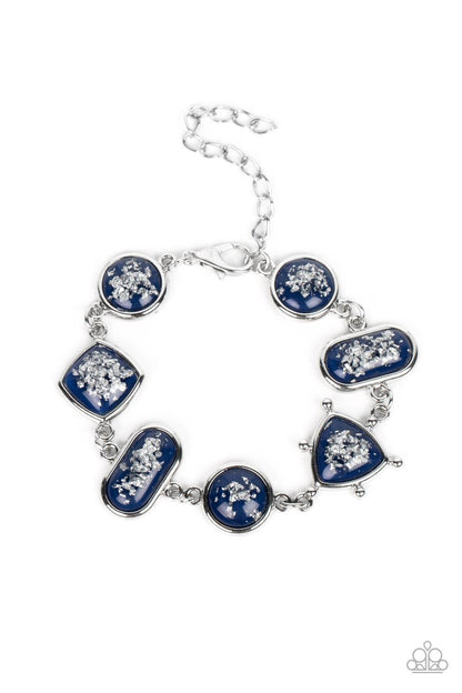 Speckled Shimmer Blue Bracelet - Jewelry by Bretta