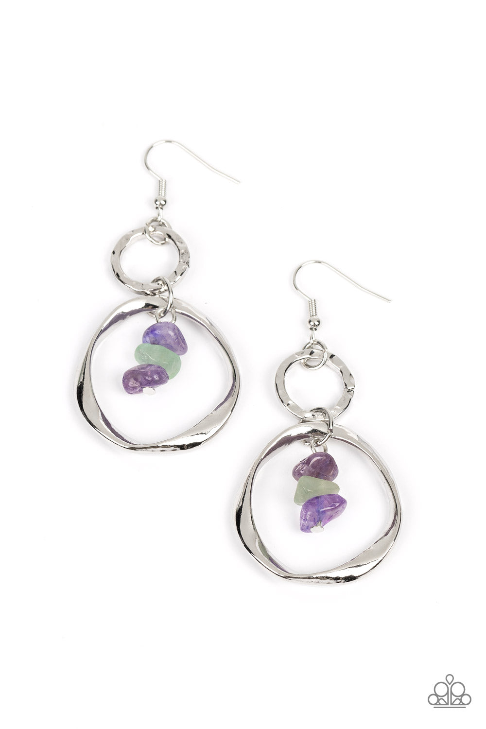 Good-Natured Spirit Purple Earrings - Jewelry by Bretta