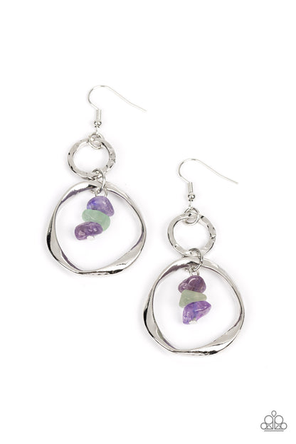 Good-Natured Spirit Purple Earrings - Jewelry by Bretta