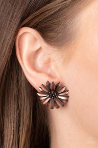Daisy Dilemma Copper Earrings - Jewelry by Bretta