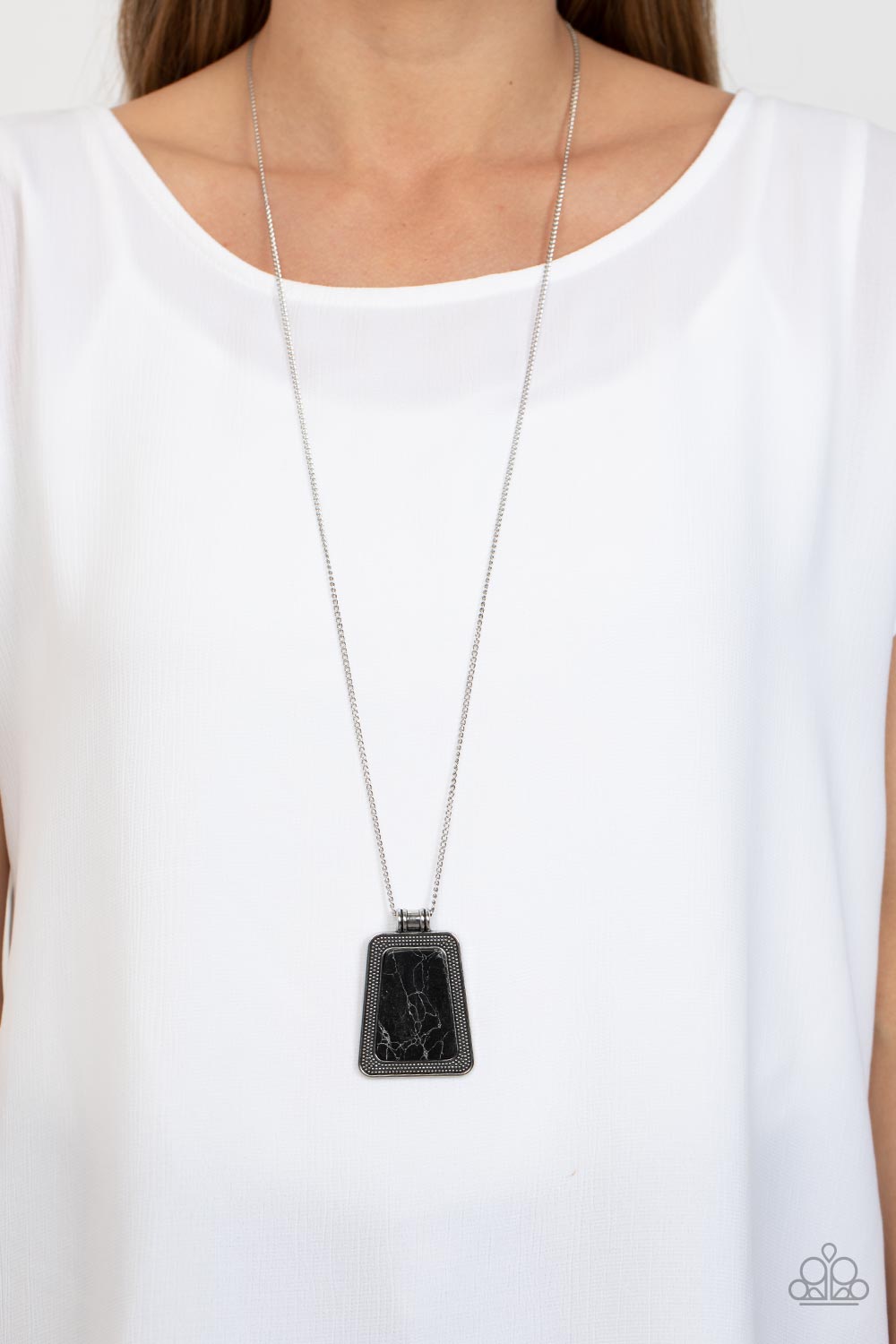 Private Plateau Black Necklace - Jewelry  by Bretta
