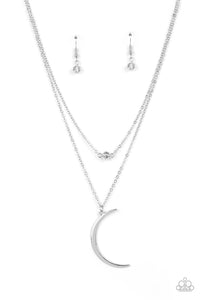Modern Moonbeam Silver Necklace - Jewelry by Bretta