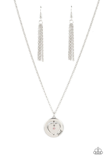 Heart Full of Faith Pink Necklace - Jewelry by Bretta