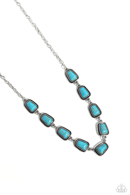 Southern Safari Blue Necklace - Jewelry by Bretta