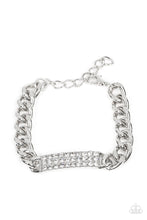 Icy Impact White Bracelet - Jewelry by Bretta