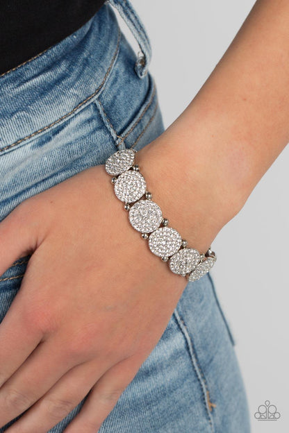 Palace Intrigue White Bracelet - Jewelry by Bretta