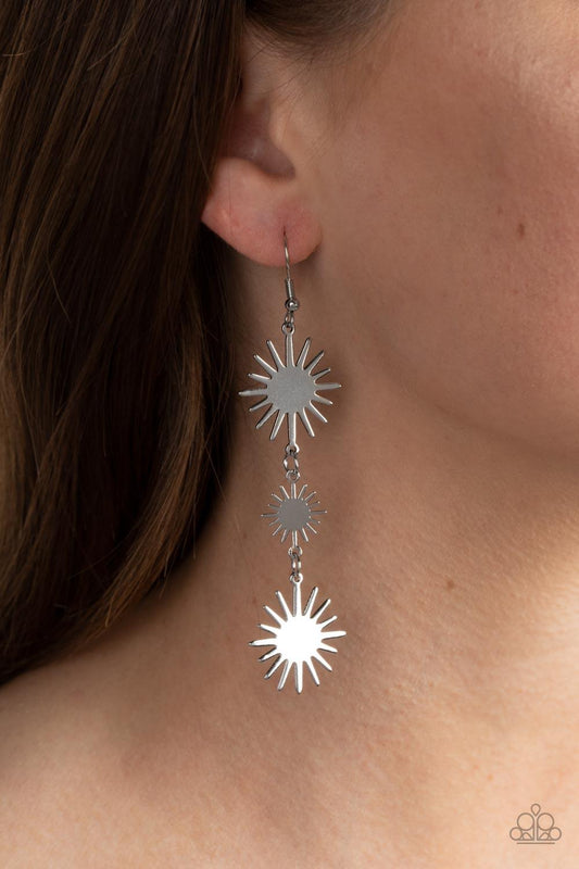 Solar Soul Silver Earrings - Jewelry by Bretta