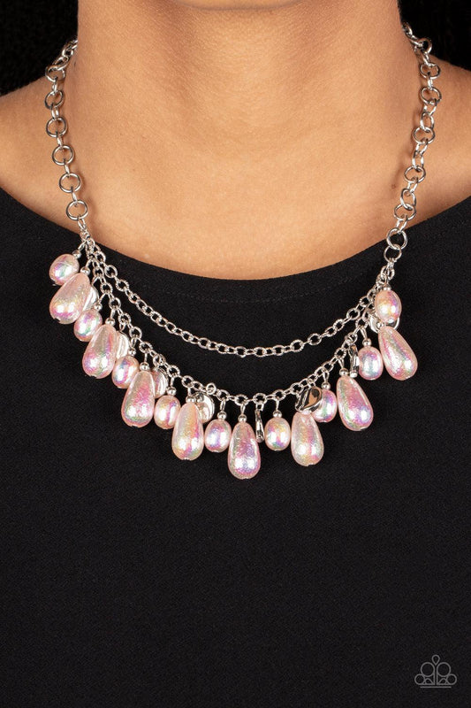 Interstellar Serenity Pink Necklace - Jewelry by Bretta