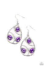 Send the BRIGHT Message Purple Earrings - Jewelry by Bretta