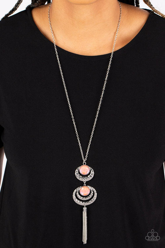 Limitless Luster Orange Necklace - Jewelry by Bretta