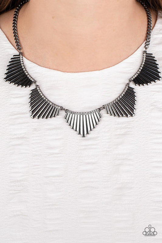 MANE Street Black Necklace - Jewelry by Bretta