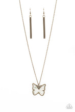 Gives Me Butterflies Brass Necklace - Jewelry by Bretta