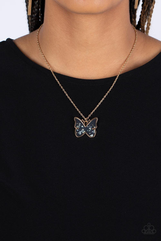Gives Me Butterflies Gold Necklace - Jewelry by Bretta
