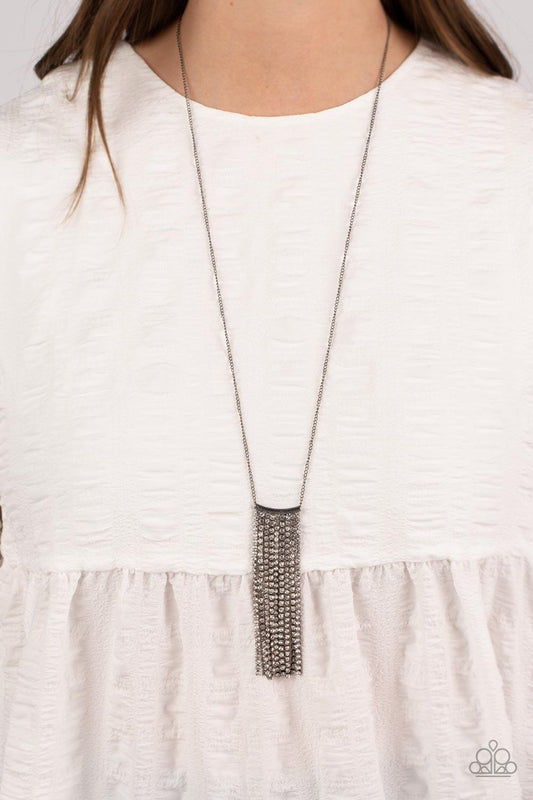 Stellar Crescendo Black Necklace - Jewelry by Bretta