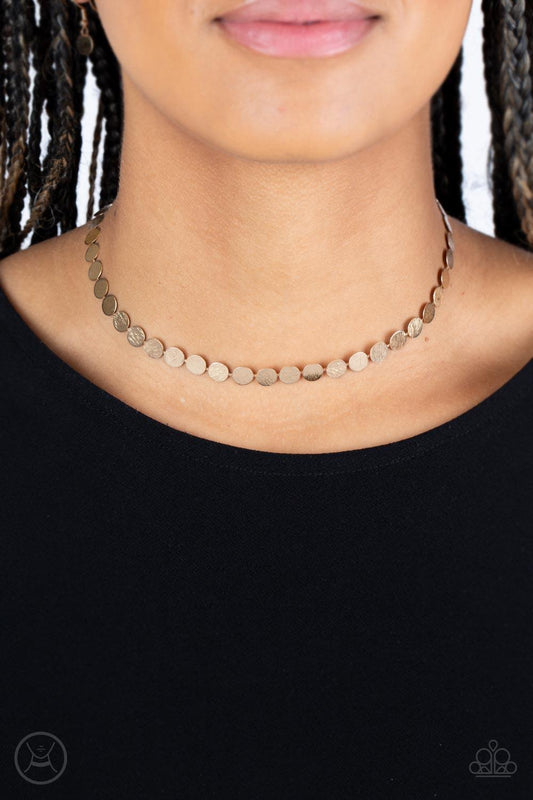 Flash Mob Flicker Gold Necklace - Jewelry by Bretta