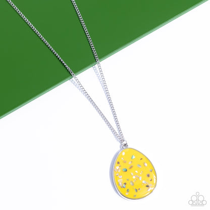 Shimmering Seafloors Yellow Necklace - Jewelry by Bretta