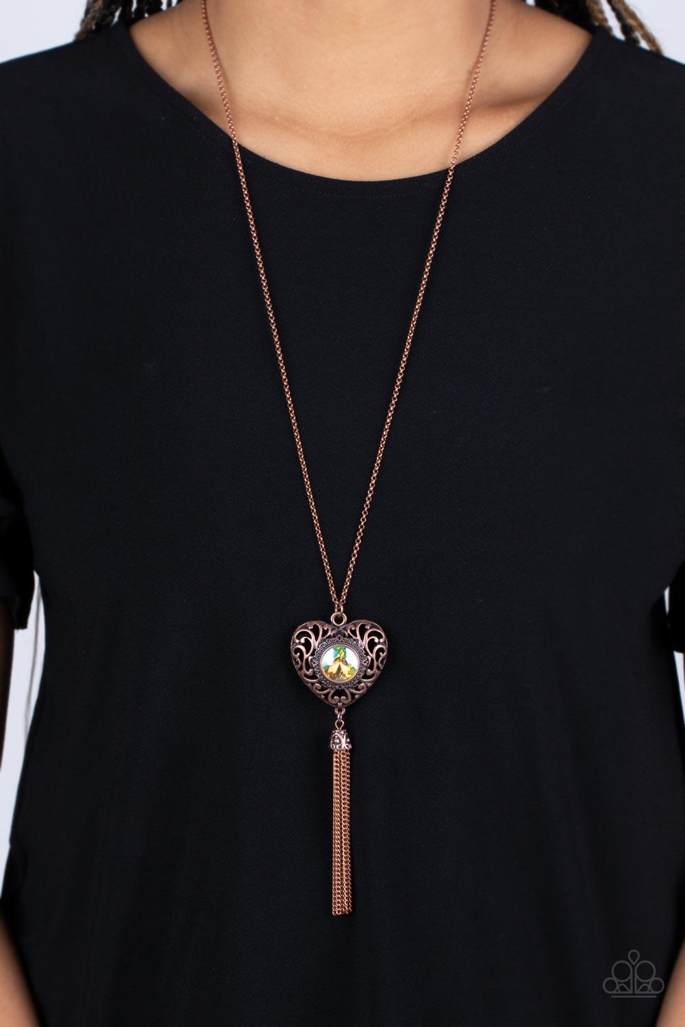 Prismatic Passion Copper Necklace - Jewelry by Bretta