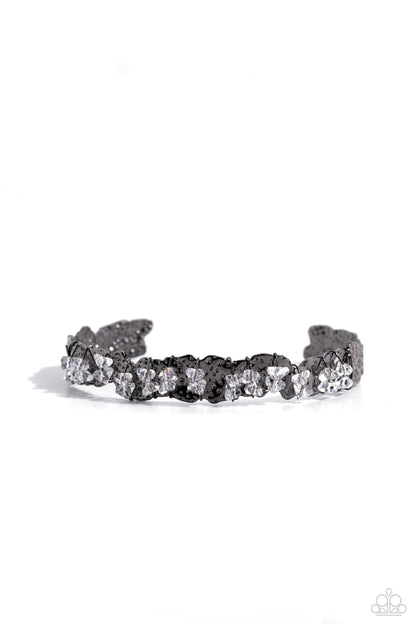 Enticingly Icy Black Bracelet - Jewelry by Bretta