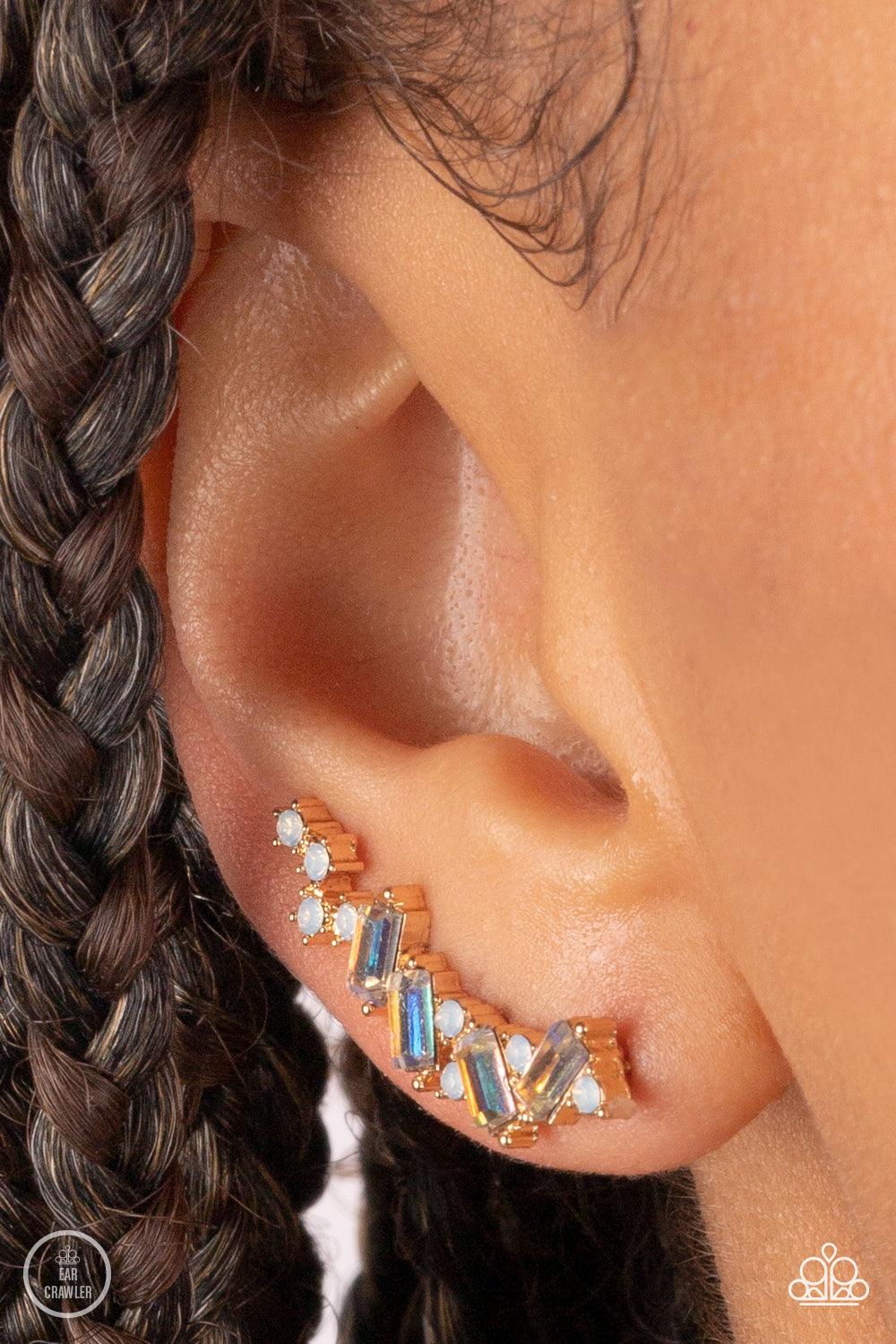 Stay Magical Gold Ear Crawler Earrings - Jewelry by Bretta