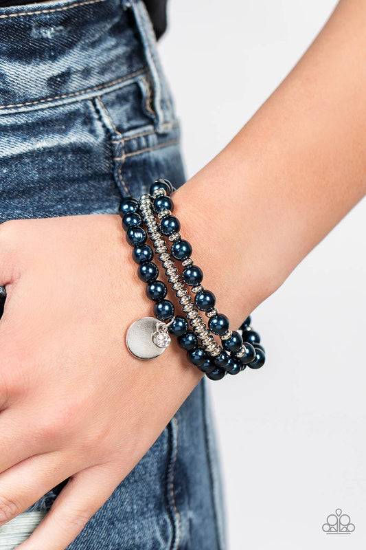Pearly Professional Blue Bracelets - Jewelry by Bretta