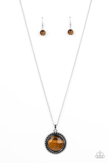 Sonoran Summer Brown Necklace - Jewelry by Bretta