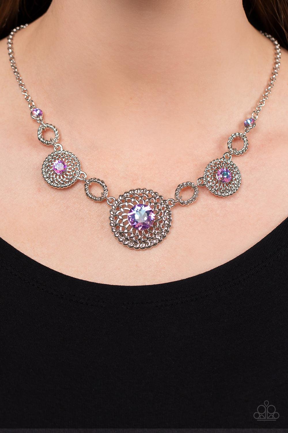 Cosmic Cosmos Purple Necklace - Jewelry by Bretta