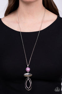 Modern Day Demure Purple Necklace - Jewelry by Bretta