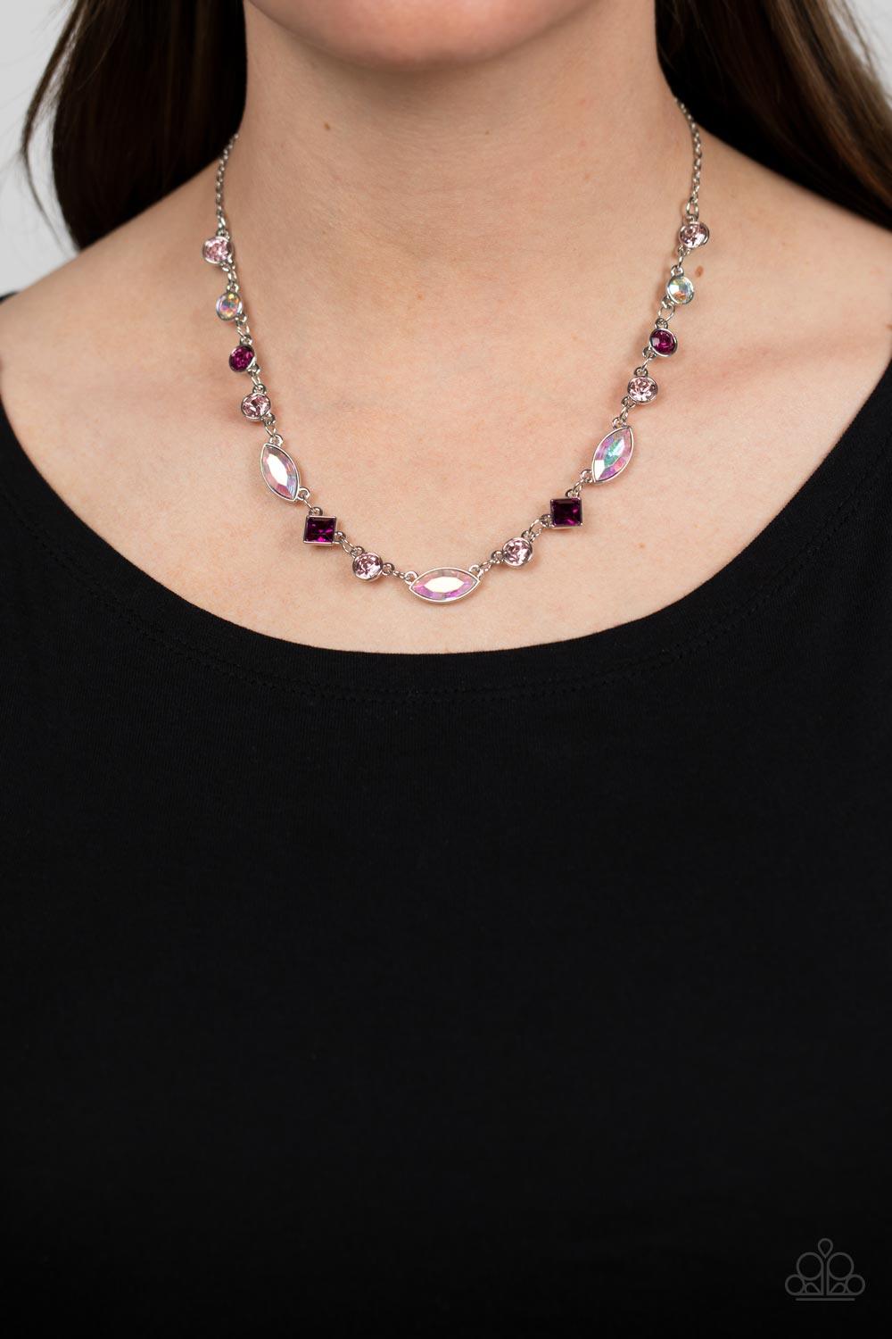 Irresistible HEIR-idescence Pink Necklace - Jewelry by Bretta