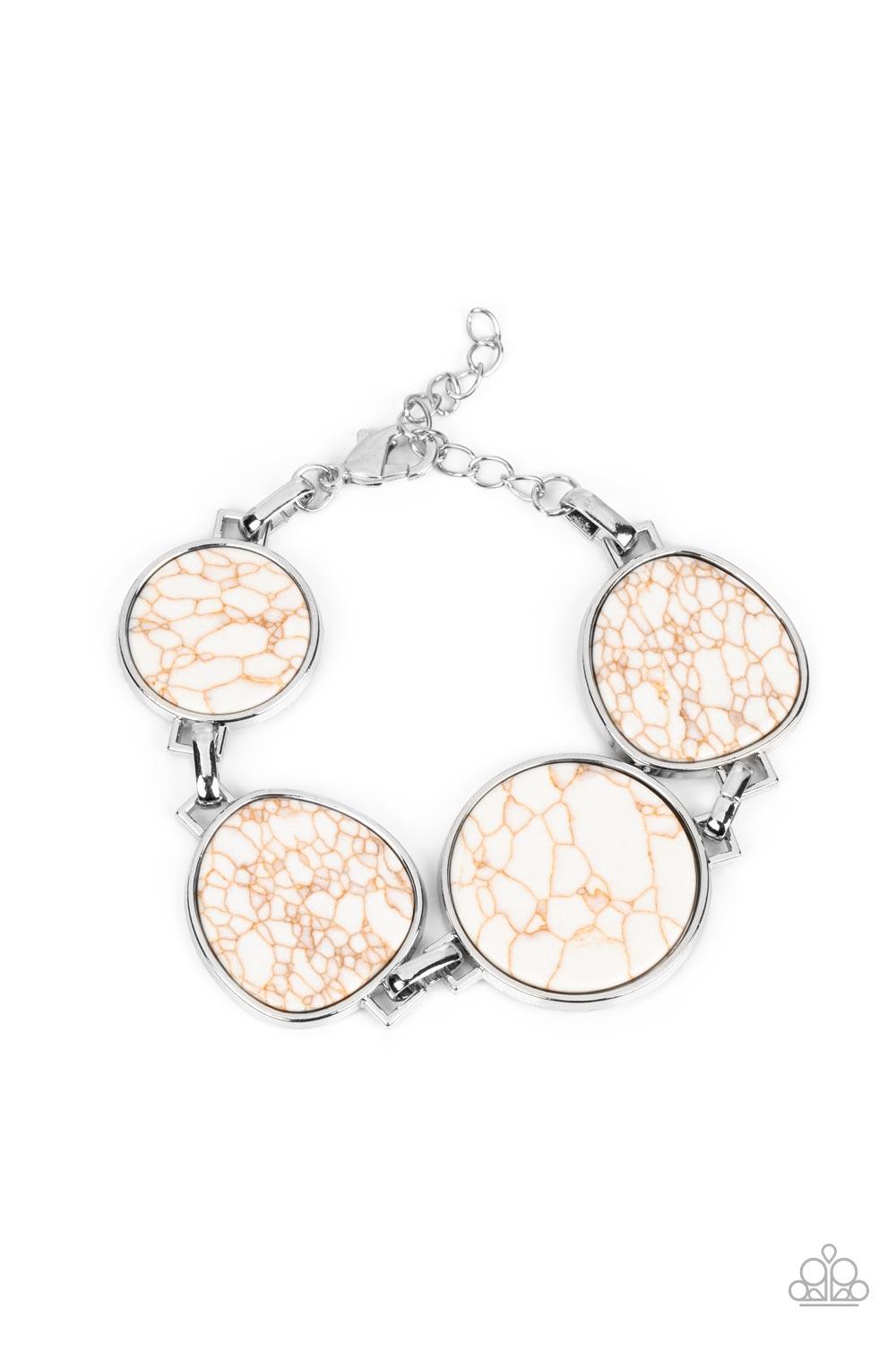 Flat Out Frontier White Bracelet
