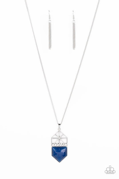 Trailblazing Talisman Blue Necklace - Jewelry by Bretta