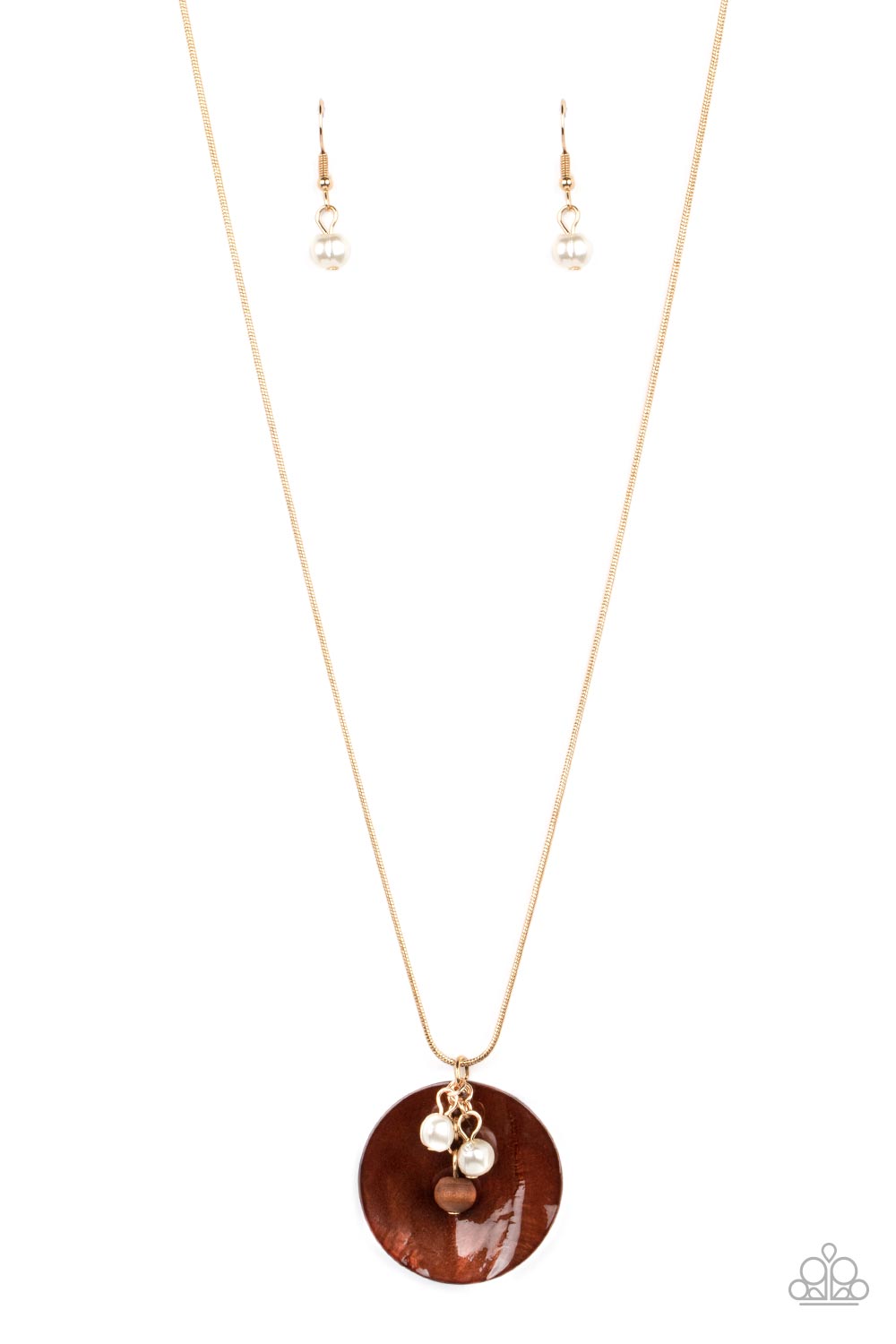 Beach House Harmony Brown Necklace - Jewelry by Bretta